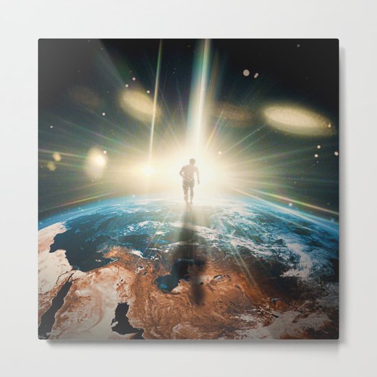 The Great Run Metal Print