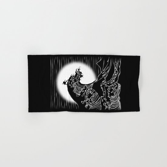 Waterbending (Black) Hand & Bath Towel