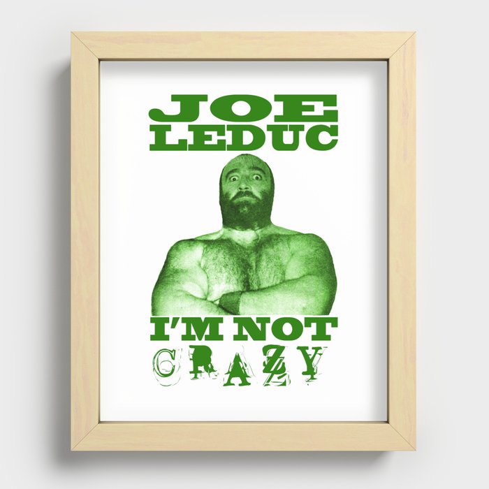 Memphis Wrestler Joe Leduc Recessed Framed Print