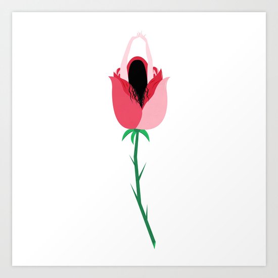 Make love not war Art Print