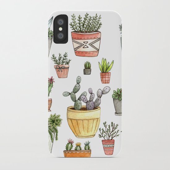Potted Succulents iPhone Case
