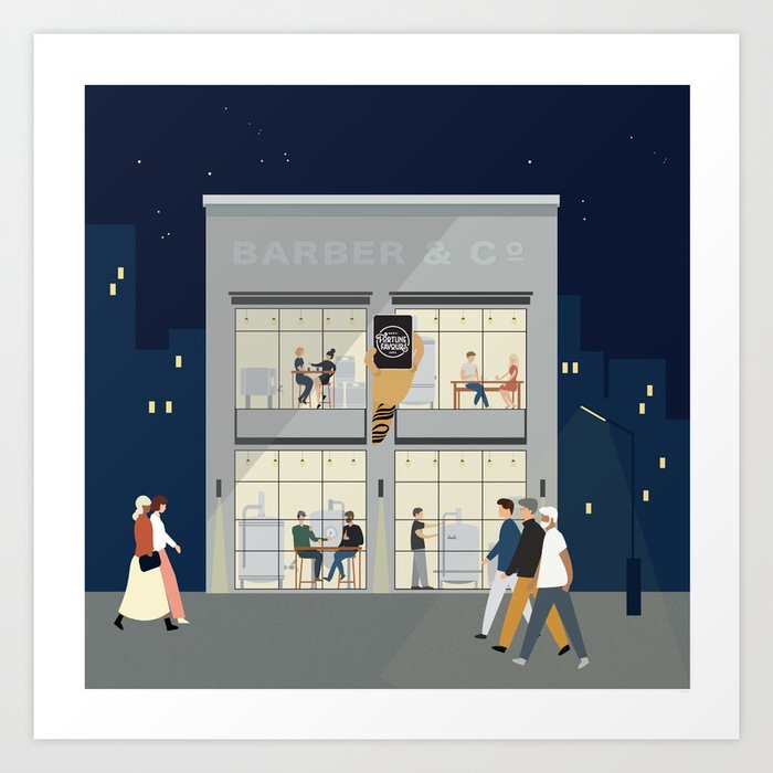 Fortune Favours Brewery, Wellington, New Zealand Art Print