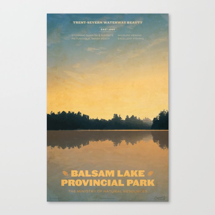Balsam Lake Provincial Park Canvas Print