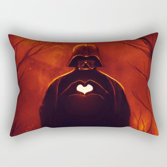 Heart Vader Rectangular Pillow