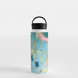 Abstract intuitive blue Water Bottle