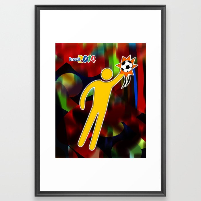 GoalKeeper One Framed Art Print
