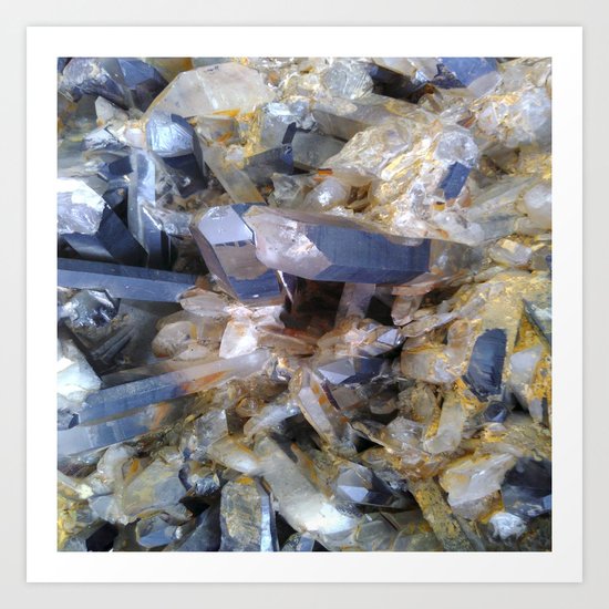 Mineral background Art Print