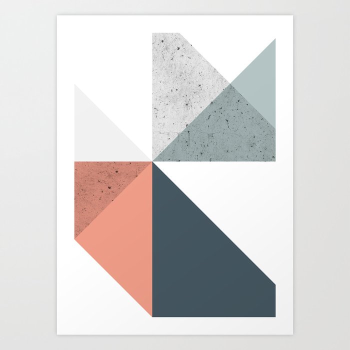 Modern Geometric 11 Art Print
