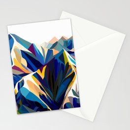 Mountains cold Stationery Cards