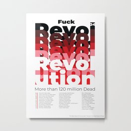 F. Revolution #04  Poster Serie Metal Print
