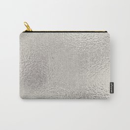 Simply Metallic in Silver Carry-All Pouch