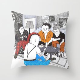 Rancid / Ruby Soho Illustration Throw Pillow