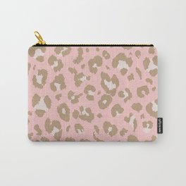 Pink Leopard Skin Carry-All Pouch