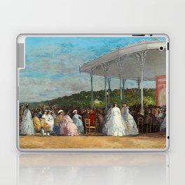 Concert at the Casino of Deauville, 1865 by Eugene Boudin Laptop Skin