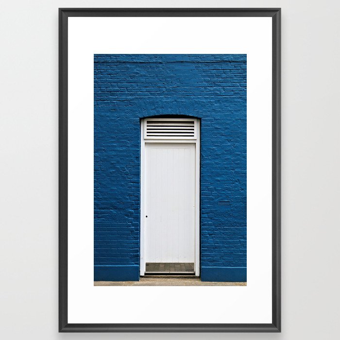 The Door Framed Art Print