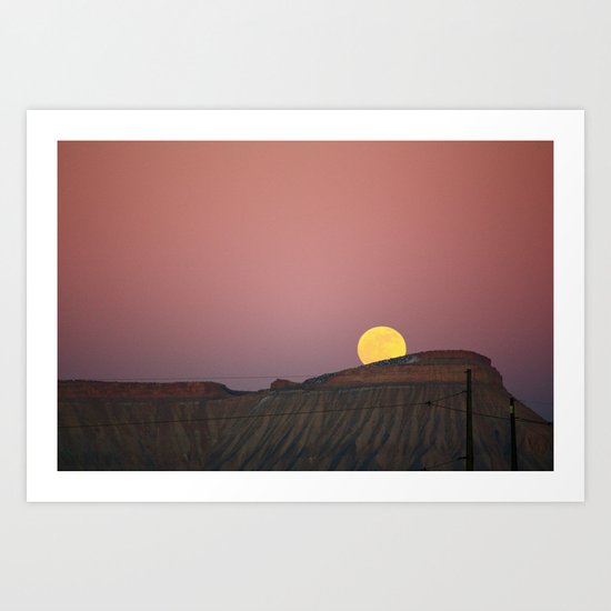 Moon Rise Art Print