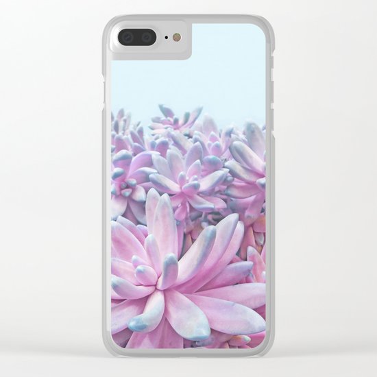Sweet Succulents Clear iPhone Case