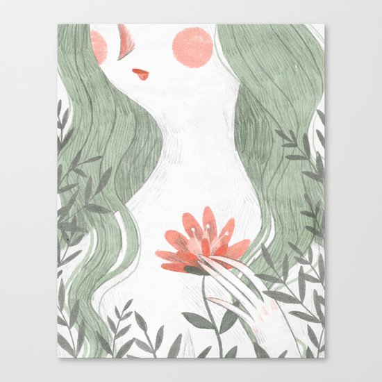 blossom girl Canvas Print