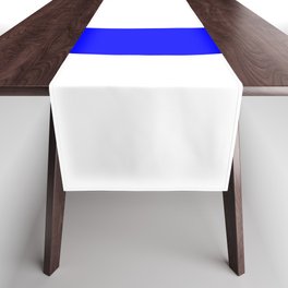 O MONOGRAM (BLUE & WHITE) Table Runner
