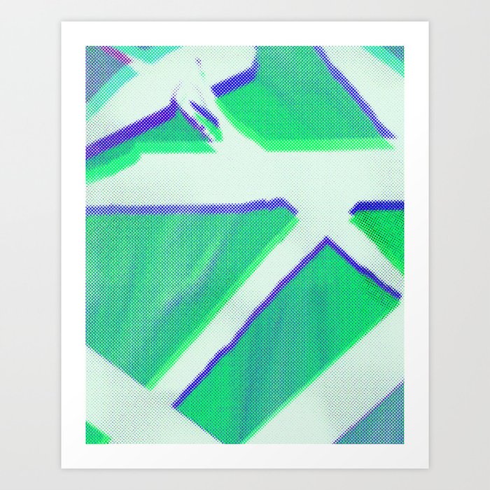 Abstract_vert1 Art Print