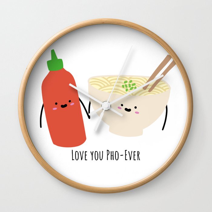 Love you PHO-ever Wall Clock