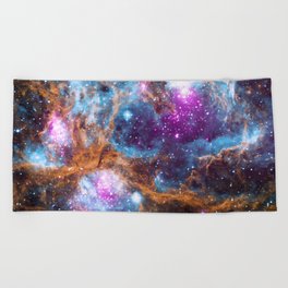 Lobster Nebula, NGC 6357 - Cosmic 'Winter' Wonderland Beach Towel