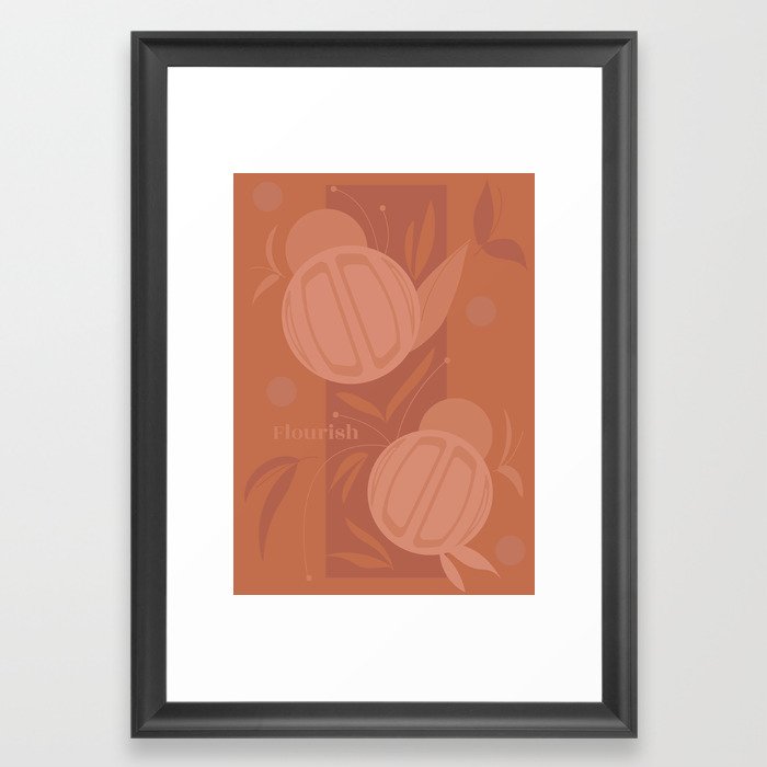 Flourish Framed Art Print