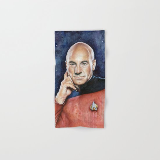 Captain Picard Hand & Bath Towel