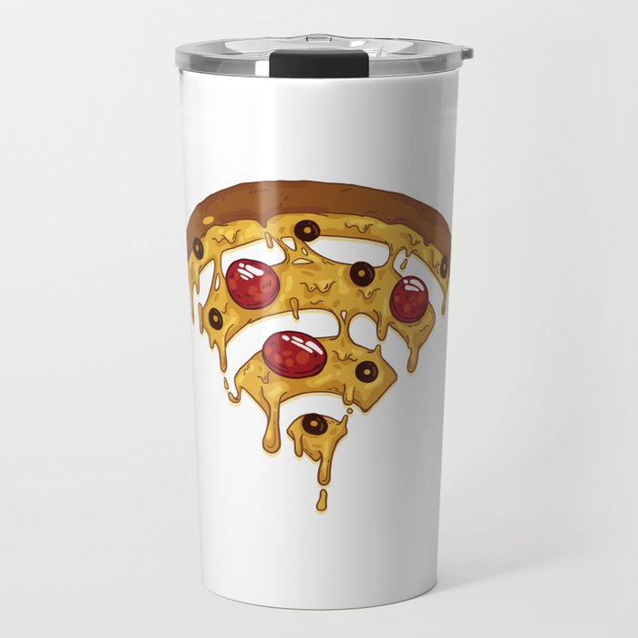 Pizza WLAN Travel Mug