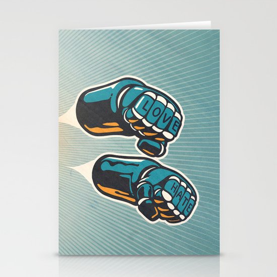 Love/Hate Stationery Cards