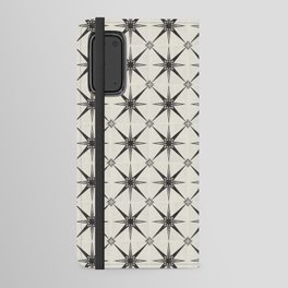 arlo star tiles - black and white Android Wallet Case