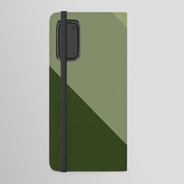 Pine Moss Sage Diagonal  Android Wallet Case