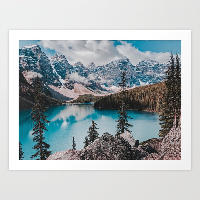 Banff national park Art Print