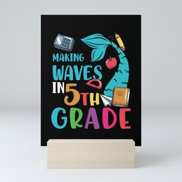 Making Waves In 5th Grade Mermaid Mini Art Print