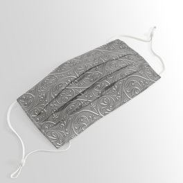 Silver-Waves Face Mask