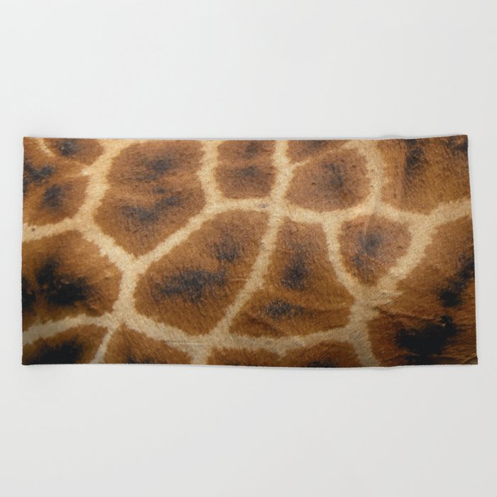 Giraffe Skin Beach Towel