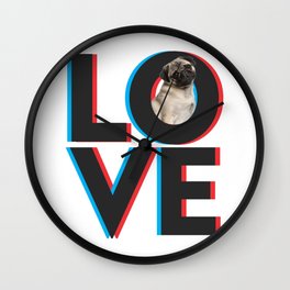 Love dog Wall Clock