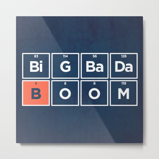 Boron Metal Print