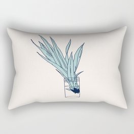 Plant in Jar Rectangular Pillow