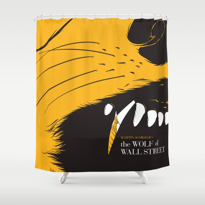 The Wolf of Wall Street | Fan Poster Design Shower Curtain