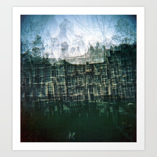 Amsterdam Multiple Exposure Art Print