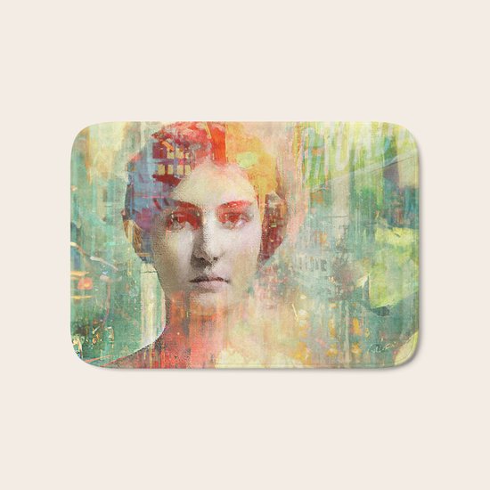 A simple girl Bath Mat