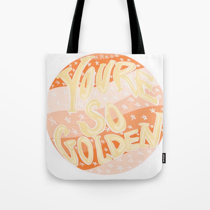 Golden Tote Bag