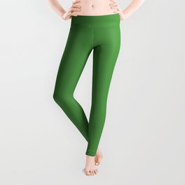 St. Patrick's green texture Leggings