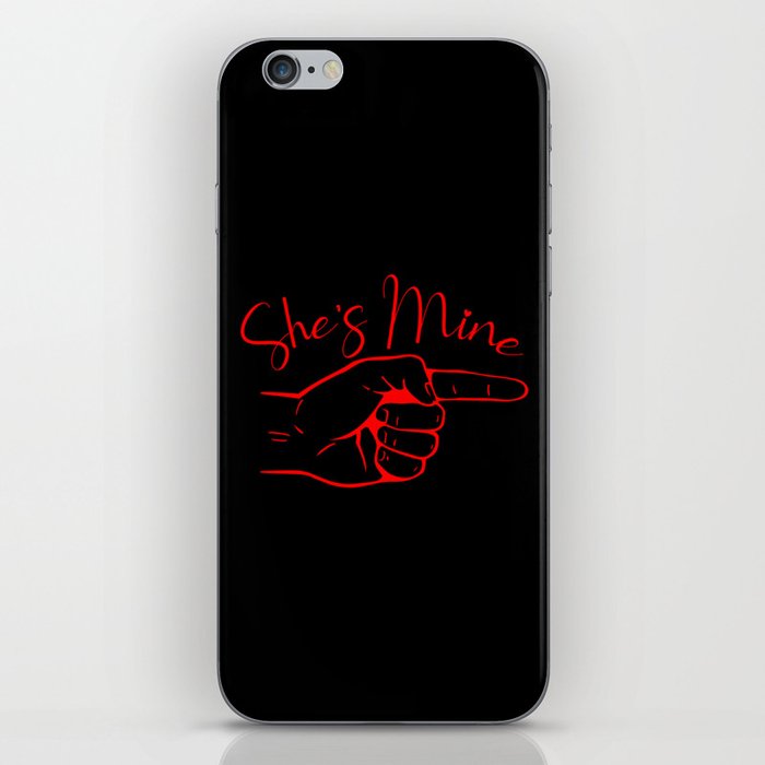 Valentine's Day Cool Couple iPhone Skin