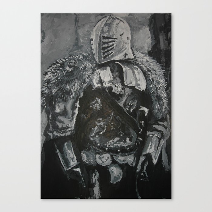 Winter Knight Canvas Print