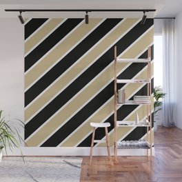 TEAM COLORS ONE GOLD BLACK Wall Mural