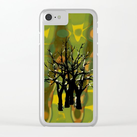 Tree Clusters Clear iPhone Case