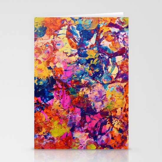 Everybody S Coaster Bold Abstract Acrylic Painting Wine Glass