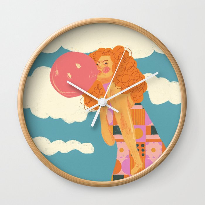 Bubblegum Wall Clock